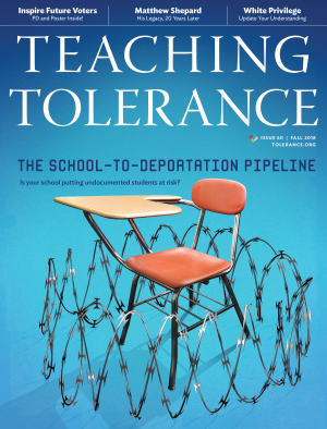 Teaching Tolerance 60 magazine cover
