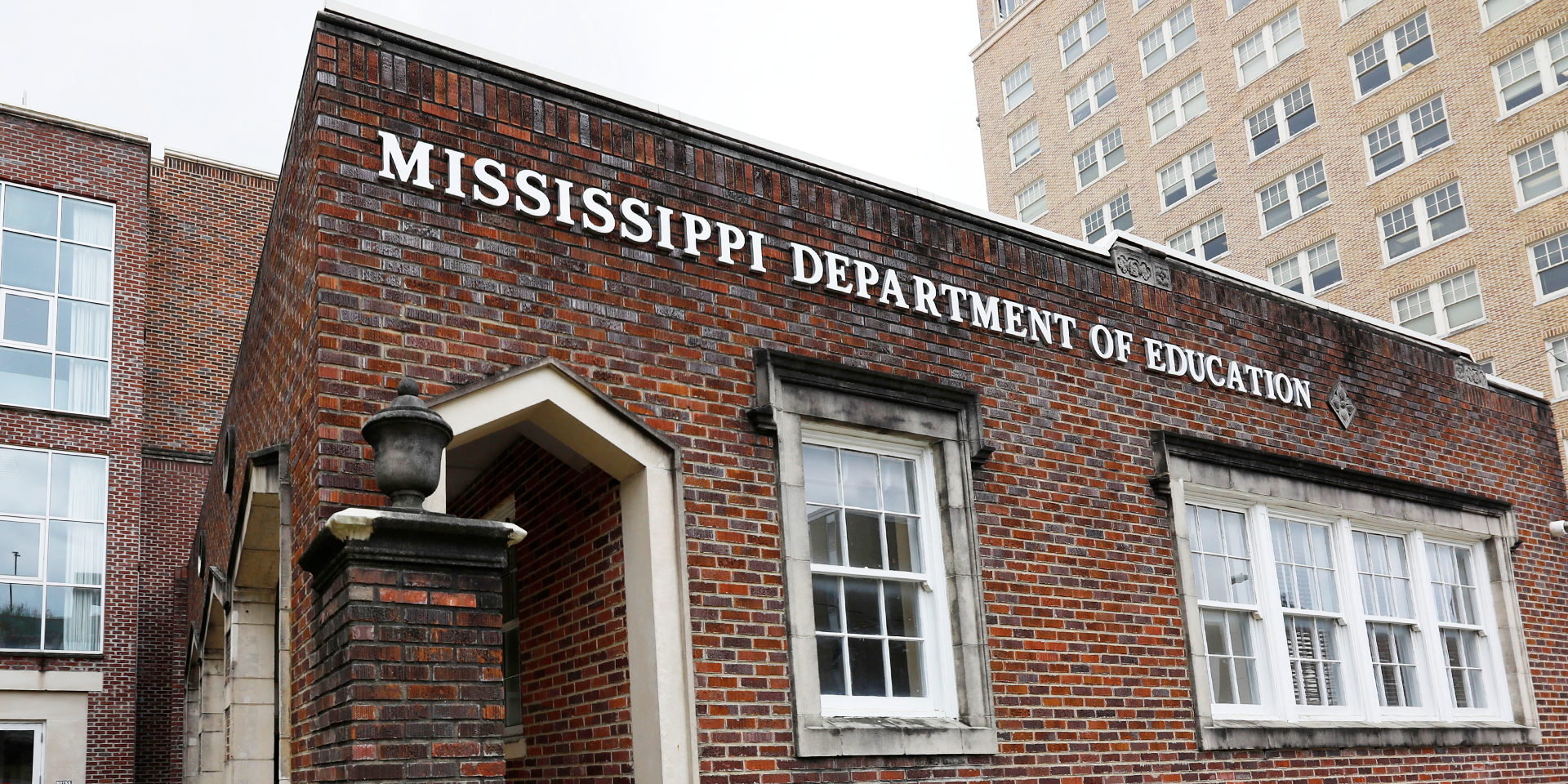 a red brick building