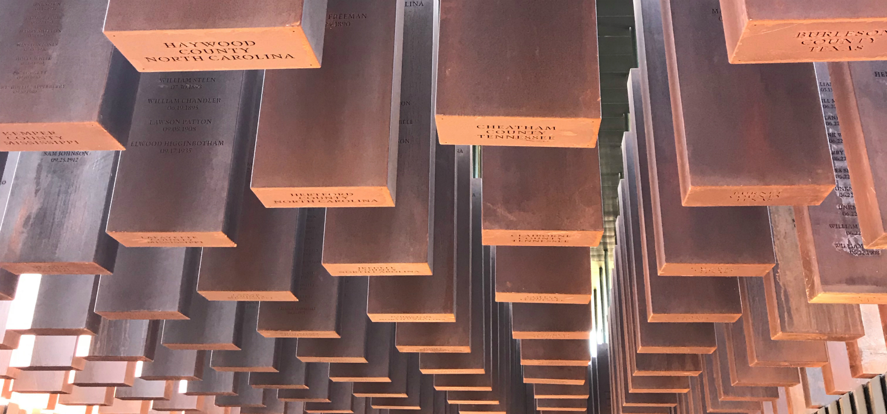 The National Memorial for Peace and Justice | Equal Justice Initiative | Photo by Lauryn Mascareñaz