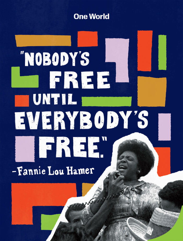 Illustration of Fannie Lou Hamer