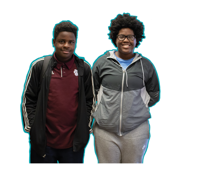 Christopher Jackson and Imani Campbell.