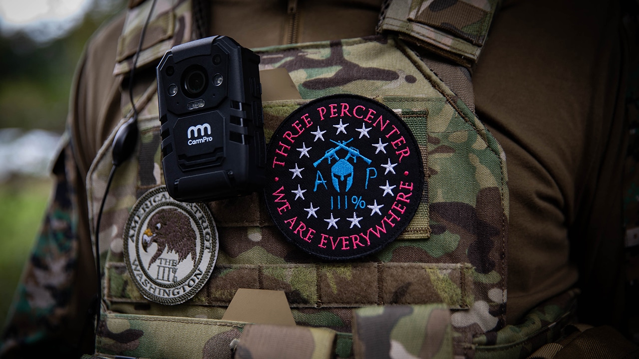 Three Percenters patch